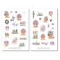 Preview: Mädchen Frühling Sticker Set