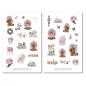 Preview: Mädchen Frühling Sticker Set