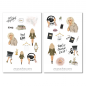 Preview: Mädchen Girlboss Sticker Set