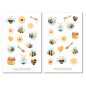 Preview: Bees Sticker Set