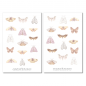 Preview: Moths Sticker Set