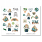 Preview: Girl Earth Sticker Set