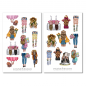 Preview: Fashion Girls Sticker Set