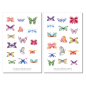 Preview: Schmetterlinge Sticker Set