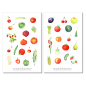 Preview: Fruit and Vegetable Sticker Set