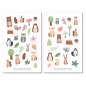 Preview: Forest Animals Sticker Set