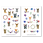 Preview: Animals and Flowers Sticker Set