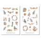 Preview: Autumn Owls Sticker Set