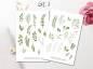 Preview: Botanic Sticker Set