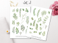 Preview: Botanic Sticker Set