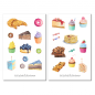 Preview: Sweet Pastry Sticker Set