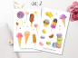 Preview: Sweet Pastry Sticker Set