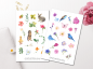 Preview: Frühling Sticker Set