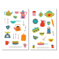 Preview: Vintage Kitchen Sticker Set