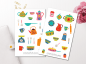 Preview: Vintage Kitchen Sticker Set