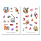 Preview: Dschungeltiere Sticker Set