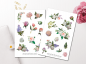 Preview: Painting Roses Sticker Set