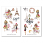 Preview: Girl in Paris Sticker Set