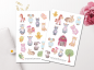 Preview: Farmtiere Sticker Set