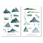 Preview: Green Mountains Sticker Set