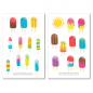 Mobile Preview: Popsicles Sticker Set