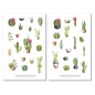 Preview: Cactus Sticker Set