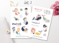 Preview: Mermaid Sticker Set