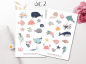 Mobile Preview: Mermaid Sticker Set