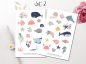 Preview: Meerjungfrauen Sticker Set
