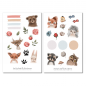 Preview: Wald Tierbabys Sticker Set