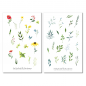 Preview: Natur Garten Sticker Set