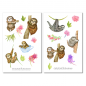 Preview: Cute Sloths Sticker Set