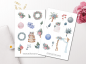 Preview: Pastel Party Sticker Set