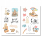 Preview: Sommerurlaub Sticker Set