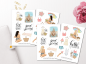 Preview: Sommerurlaub Sticker Set