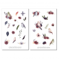 Preview: Birds Floral Sticker Set