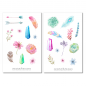 Preview: Boho Watercolor Sticker Set