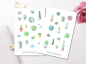 Preview: Succulent Sticker Set