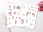 Preview: Pastel Candy Sticker Set