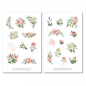 Preview: Blumenstrauß Rosen Sticker Set