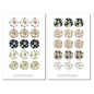 Preview: Blumenstrauß Rosen Sticker Set