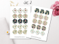 Preview: Bouquet of Roses Stickers Set