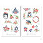 Preview: Mädchen und Krähen Sticker Set