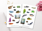 Preview: Fishes Sticker Set