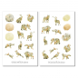 Preview: Animals Silhouettes Forest Stickers Set