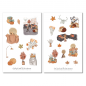 Preview: Girls Autumn Sweater Sticker Set