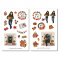 Preview: Girl Pumpkin Sticker Set