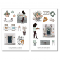 Preview: Mädchen Thanksgiving Sticker Set