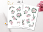 Preview: Magnolia and Eucalyptus Sticker Set