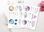 Preview: Alchemie und Magie Sticker Set